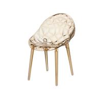 Chaises de salle à manger en acrylique, chaises de cuisine modernes avec siège transparent, chaises d'appoint en acrylique, chaises de salle à manger transparentes, chaises fantômes, chaises de