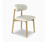 Chaises de salle à manger ergonomiques rembourrées avec dossier incurvé pour une assise confortable dans la cuisine, le salon, le bureau