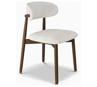 Chaises de salle à manger ergonomiques rembourrées avec dossier incurvé pour une assise confortable dans la cuisine, le salon, le bureau