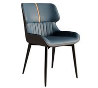 Chaises de salle à manger modernes du milieu du siècle, douces et confortables, élégantes, incurvées en acier au carbone, pieds épais, parfaites pour la cuisine et la salle à manger