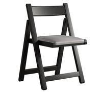 Chaises de salle à manger pliantes avec coussin, légère et confortable, moderne et simple pour fête, pique-nique, camping, bureau, mariage (taille L, gris)