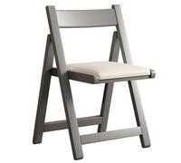 Chaises de salle à manger pliantes avec coussin, légère et confortable, moderne et simple pour fête, pique-nique, camping, bureau, mariage (taille S, blanc)