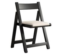 Chaises de salle à manger pliantes avec coussin, légères et confortables, modernes et simples pour fête, pique-nique, camping, bureau, mariage (taille L, blanc)