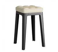 Chaises de salle à manger rembourrées empilables et portables avec pieds en plastique et dos nu pour restaurants, cuisines, salles de classe, vert
