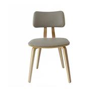 Chaises de salle à manger rembourrées épaisses en bois massif, meubles de cuisine élégants, chaises à dossier vert gris pour maison, hôtel, restaurant, salle à manger