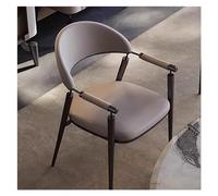 Chaises de salle à manger Simplicity Similicuir avec bras et jambes, chaises de salle à manger rembourrées