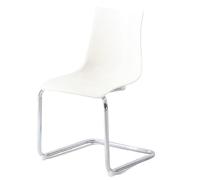 Chaises de salle à manger transparentes avec dossiers, design moderne pour la décoration de la maison et les espaces à manger