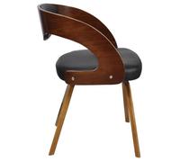 Chaises de salle à manger - VINGVO - MEY1 - Marron - Similicuir - Lot de 2