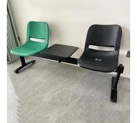 Chaises De Salle D'Attente - Banc 2 Places avec Table Basse pour AéRoport, Marché, Banque, HôPital, éCole(Green+Black)