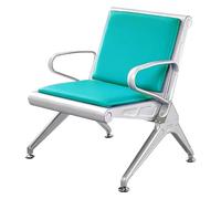 Chaises de salle d'attente, banc de réception d'aéroport en cuir PU avec accoudoirs, siège confortable pour le hall d'affaires, hôpital, marché