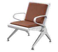 Chaises de salle d'attente, banc de réception d'aéroport en cuir PU avec accoudoirs, siège confortable pour le hall d'affaires, hôpital, marché
