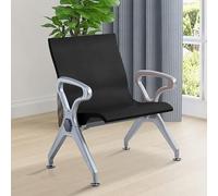 Chaises de salle d'attente durables avec dossier et accoudoirs - Bancs de réception confortables pour bureau, clinique, hôpital, salon, banque et mobilier d'aéroport