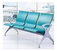 Chaises De Salle D'attente Trois Places,Sièges For Zone D'attente,Bancs D'attente Commerciaux En Plastique Avec Cadres Métalliques,Adaptés Aux Halls D'entrée,Cliniques(Green)