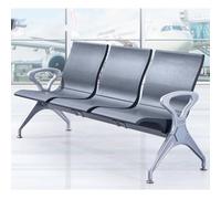 Chaises De Salle D'attente Trois Places,Sièges For Zone D'attente,Bancs D'attente Commerciaux En Plastique Avec Cadres Métalliques,Adaptés Aux Halls D'entrée,Cliniques(Gray)