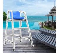 Chaises de Sauveteur Robustes - Chaise Longue surélevée en Acier Inoxydable de 120 cm/150 cm/180 cm pour Piscine, Plage et terrasse - Supporte jusqu'à 300 kg - Idéale pour Adultes et Enfants