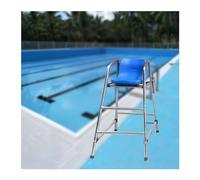 Chaises de Surveillance pour piscines, Chaise de Surveillance Professionnelle pour piscines - siège d'observation en Acier Inoxydable, Conception Amovible, idéale pour Les piscines Hors Sol,