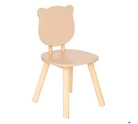 Atmosphera Chaise de table enfant Douceur Beige L26 x P26 x H49 cm TU