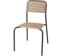 Chaises d'Extérieur Effet Bois x 4 Bolero Bois G