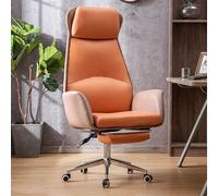Chaises d'ordinateur confortables Chaise de bureau ergonomique avec coussin en latex et support dorsal Haut exécutif moderne PC pour étude à domicile Travail Salon Chambre Hôtel Pivotant Réglable