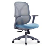 Chaises d'ordinateur confortables Chaise de bureau ergonomique pour ordinateur de jeu avec repose-pieds réglable Siège large pour personnes lourdes Confortable en maille Maison PC Étude Travail