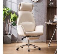 Chaises d'ordinateur Confortables, ergonomiques, Coussin en Latex, Chaise de Bureau avec Support Dorsal, Haute Direction, Moderne, pour la Maison, Le Travail, Le Salon, la Chambre à Coucher,
