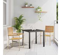 vidaXL Chaises empilables de jardin Fauteuil moderne – 2 pcs, gris, poly rattan, avec coussins