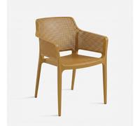 Produce Shop Kyra Chaise empilable en polypropylène d'intérieur Jaune
