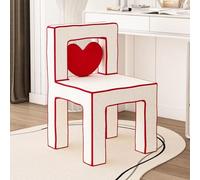 Chaises en forme de cœur avec cadres tridimensionnels canapés paresseux bancs créatifs à bords colorés, chaises de maquillage, chambres à coucher, salles d'étude, salons, cadeaux de déménagement