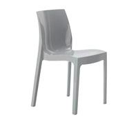 Chaises en Plastique Empilable Brillant Colorée pour Restaurant Ice Grand Soleil