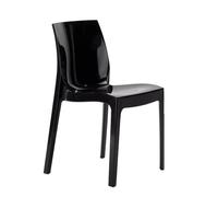 Chaises en Plastique Empilable Brillant Colorée pour Restaurant Ice Grand Soleil