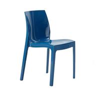 Chaises en Plastique Empilable Brillant Colorée pour Restaurant Ice Grand Soleil