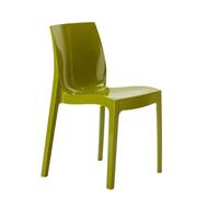 Chaises en Plastique Empilable Brillant Colorée pour Restaurant Ice Grand Soleil