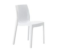 Chaises en Plastique Empilable Brillant Colorée pour Restaurant Ice Grand Soleil
