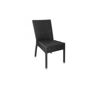 Chaises en rotin PE anthracite - x 4