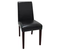 Chaises en simili cuir noires Bolero - Lot de 2 - Contemporain - Salle à manger