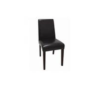 Chaises en simili cuir noires Bolero - Lot de 2 - Contemporain - Salle à manger