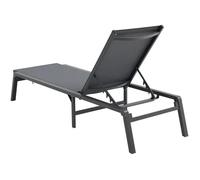 Chaises Longues De Patio En Aluminium-Duoku-Gris Foncé Ensemble De 2 Pièces-Un Excellent Ajout À Votre Espace Extérieur Multicolore