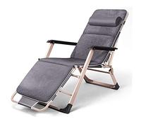 Chaises Longues Pliantes pour la Maison, Le Jardin, Les Bains de Soleil avec appuie-tête Amovible et Coussin en Coton, pour Le Bureau, la Pause déjeuner