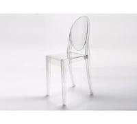Chaises Marais - GIOVANNI MARCHESI - Transparent - Lot de 4 - Empilables - Design Contemporain