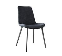 Chaises modernes gris foncé pour cuisine, salle à manger, chaise d'ordinateur pour loisirs, étude, café, hot pot, restaurant, négociation, réunion et banquet.