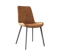 Chaises modernes orange pour cuisine, salle à manger, utilisation domestique, chaise d'ordinateur confortable pour loisirs, étude, café, hot pot, restaurant, négociation, réunion et banquet