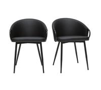Chaises noires (lot de 2) precio