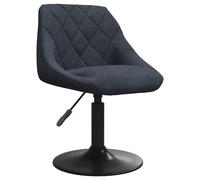 Vidaxl Chaises Pivotantes À Manger Lot De 4 Gris Foncé Velours Gris