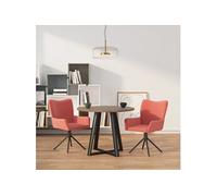 vidaXL 2x Chaises Pivotantes de Salle à Manger Sièges de Cuisine Fauteuils de Salle à Manger Chaises à Dîner Meubles de 344813