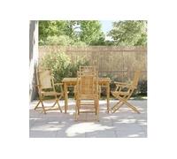 Chaises pliables de jardin lot de 4 53x66x99 cm bambou3278514