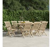 Chaises pliantes 8 pièces grises 56x61x89 cm en bois massif de teck vidaXL