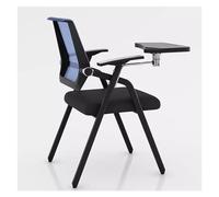 Chaises pliantes de salle de conférence avec accoudoirs de bureau et tablette, siège de bureau ergonomique en maille avec soutien lombaire, idéal pour les salles d'attente