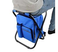 Chaises pliantes extérieures | Chaises pliantes pour extérieur | Inclinable camping avec sac thermique Sac à dos de montagne randonnée voyage jardin pique-nique | Repose-pieds de camping Sac à dos