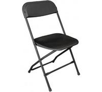 Chaises pliantes noires - x 10
