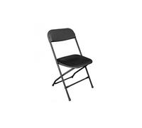 Chaises pliantes noires - x 10